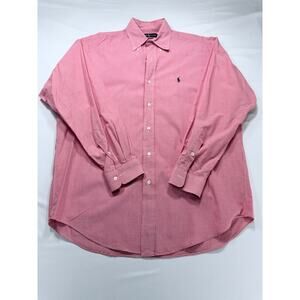 Polo Ralph Lauren "Blaire" Gingham Button-Down Shirt - Men's Medium